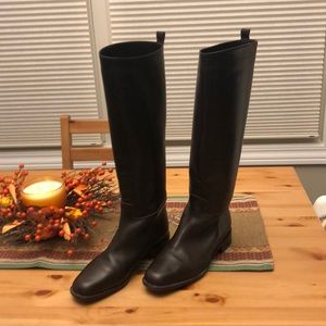 Bally of Switzerland Leather Knee High Boots